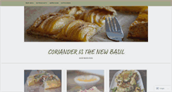 Desktop Screenshot of corianderisthenewbasil.com